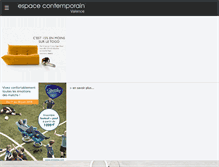 Tablet Screenshot of espace-contemporain.fr